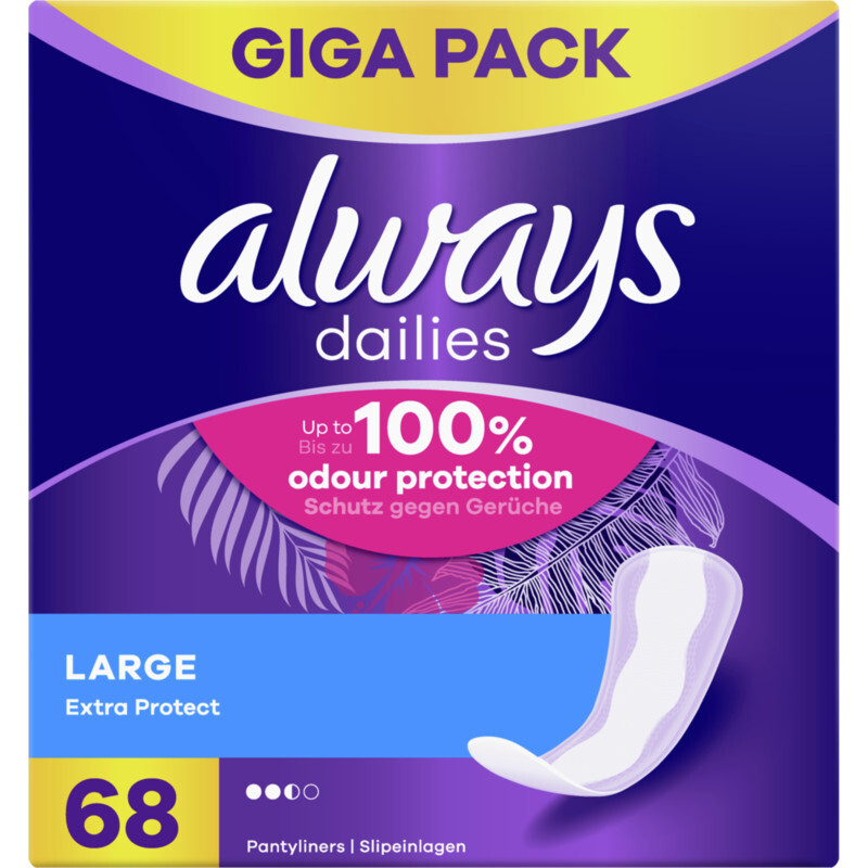 Albert Heijn Always dailies large inlegkruisjes aanbieding