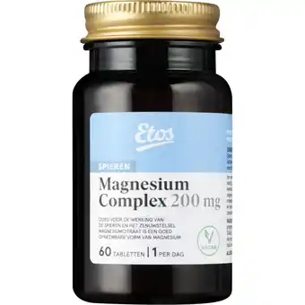 Albert Heijn Etos magnesium complex 200mg aanbieding