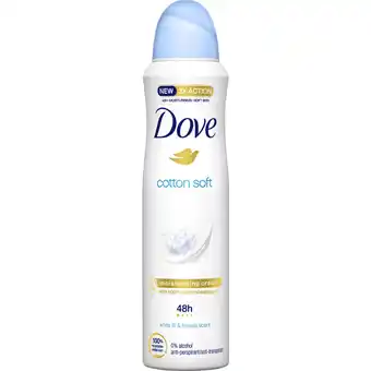 Albert Heijn Dove women deodorant cotton soft aanbieding