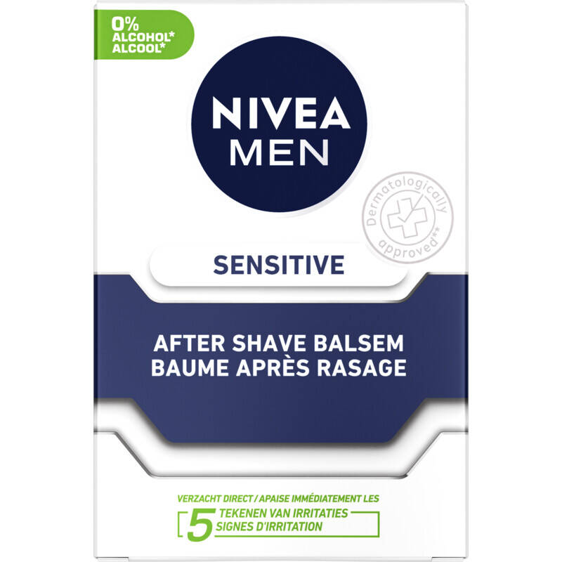 Nivea men sensitive after shave balsem aanbieding bij Albert Heijn