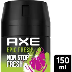 Albert Heijn Axe epic fresh deodorant bodyspray aanbieding