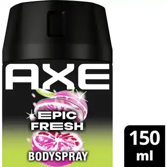 Albert Heijn Axe epic fresh deodorant bodyspray aanbieding