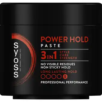 Albert Heijn Syoss men power styling paste aanbieding