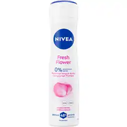 Albert Heijn Nivea fresh flower deodorant spray aanbieding