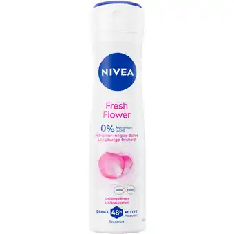 Albert Heijn Nivea fresh flower deodorant spray aanbieding