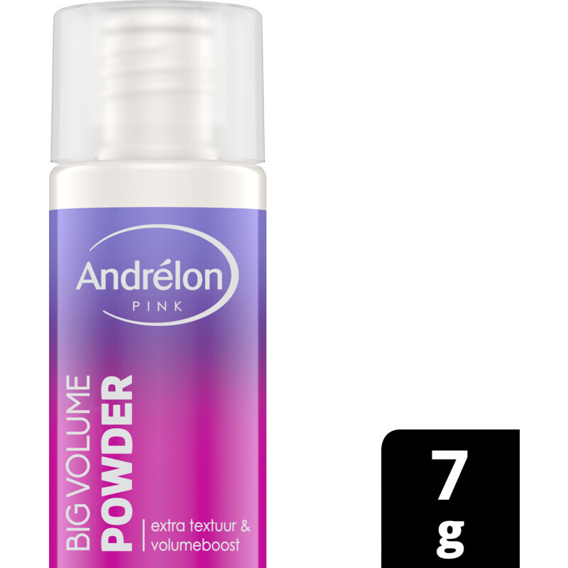 Andrélon pink big volume powder aanbieding bij Albert Heijn