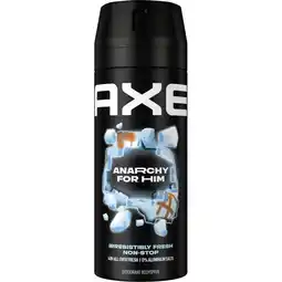 Albert Heijn Axe bodyspray anarchy aanbieding