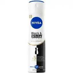 Albert Heijn Nivea black&white silky smooth spray aanbieding