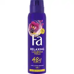 Albert Heijn Fa luxurious moments deodorant spray aanbieding