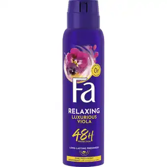 Albert Heijn Fa luxurious moments deodorant spray aanbieding