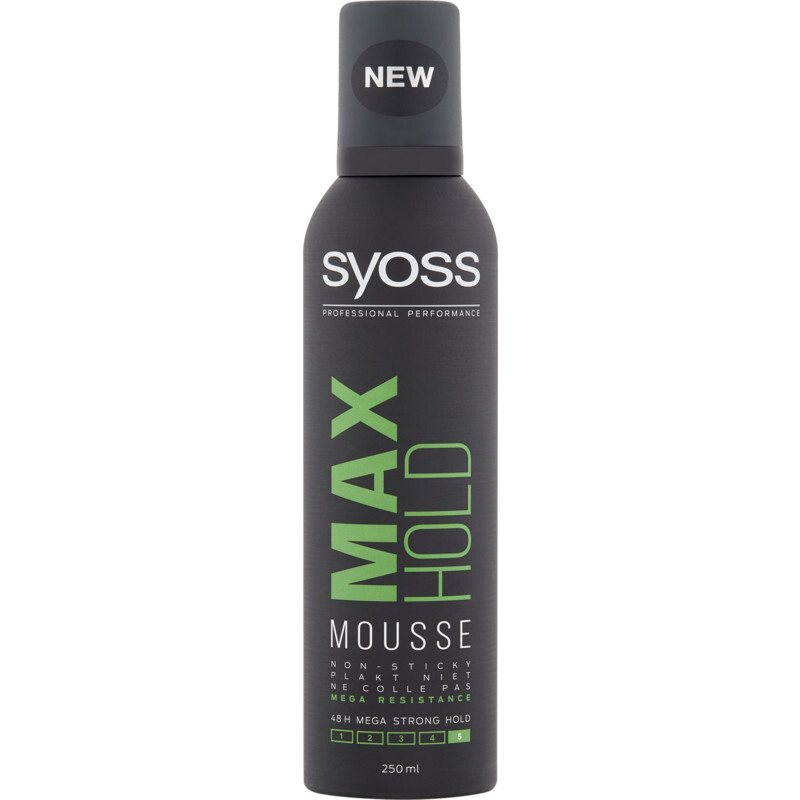 Syoss styling mousse max hold aanbieding bij Albert Heijn