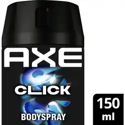 Albert Heijn Axe dbodyspray click deodorant aanbieding