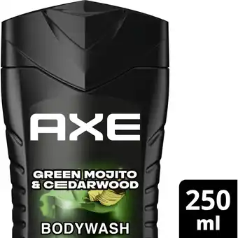 Albert Heijn Axe showergel green mojito & cedarwood aanbieding