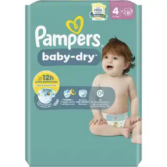 Albert Heijn Pampers baby-dry luiers maat 4 carrypack aanbieding