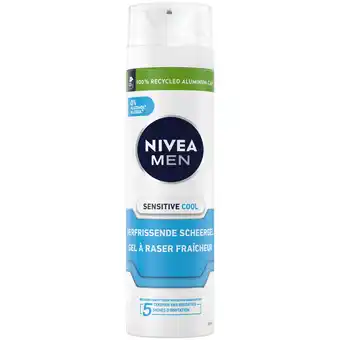 Albert Heijn Nivea men sensitive cool scheerschuim aanbieding