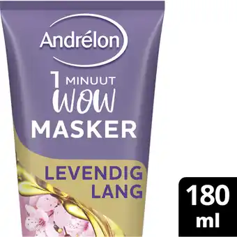 Albert Heijn Andrélon special 1 minuut levendig lang masker aanbieding