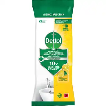 Albert Heijn Dettol schoonmaakdoekjes power & fresh citrus aanbieding