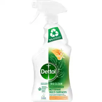 Albert Heijn Dettol spray tru clean mandarijn & lemon aanbieding