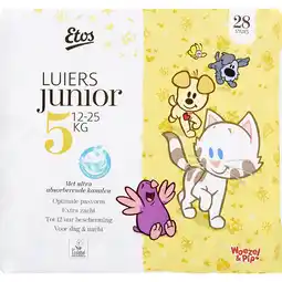 Albert Heijn Etos luiers junior 5 aanbieding