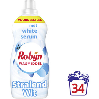 Albert Heijn Robijn stralend wit vloeibaar wasmiddel aanbieding