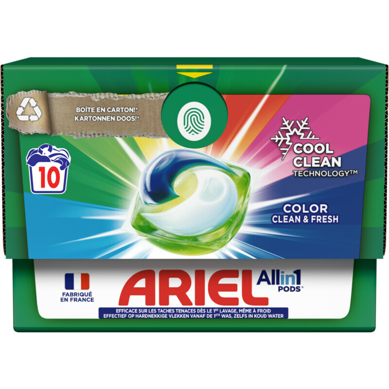 Albert Heijn Ariel all-in-1 pods color clean & fresh aanbieding