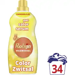 Albert Heijn Robijn color vloeibaar wasmiddel aanbieding