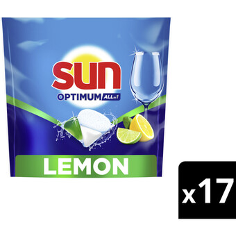 Albert Heijn Sun vaatwastabletten optimum all-in-1 lemon aanbieding