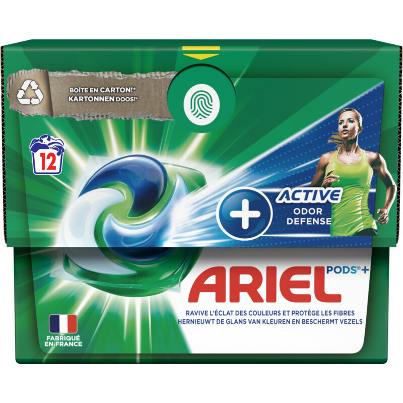 Albert Heijn Ariel pods+ active touch of febreze aanbieding