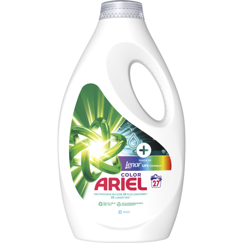 Albert Heijn Ariel color+ touch of lenor wasmiddel aanbieding