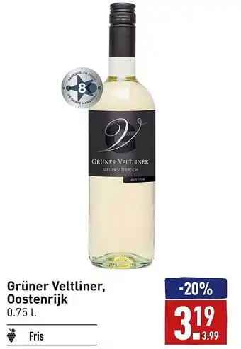 ALDI Grüner veltliner, oostenrijk aanbieding