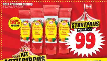 Dirk Hela kruidenketchup 150 ml aanbieding