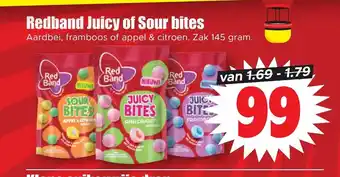 Dirk Redband Juicy of Sour bites 145 gram aanbieding