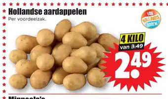 Dirk Hollandse aardappelen 4 kilo aanbieding