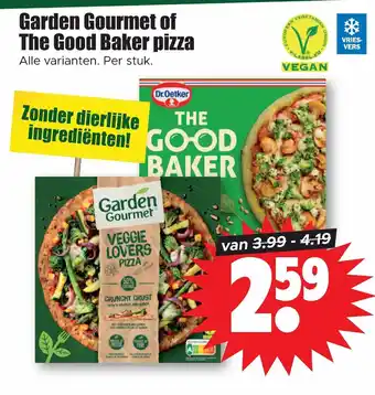 Dirk Garden Gourmet of The Good Baker pizza aanbieding