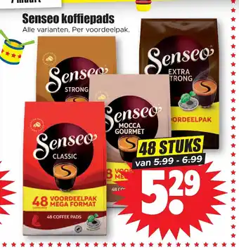 Dirk Senseo koffiepads 48 stuks aanbieding