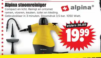 Dirk Alpina stoomreiniger aanbieding