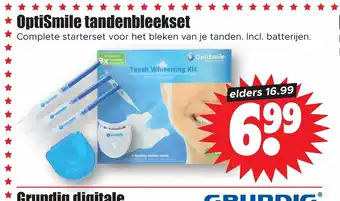 Dirk OptiSmile tandenbleekset aanbieding