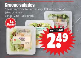 Dirk Groene salades 240 - 285 gram aanbieding