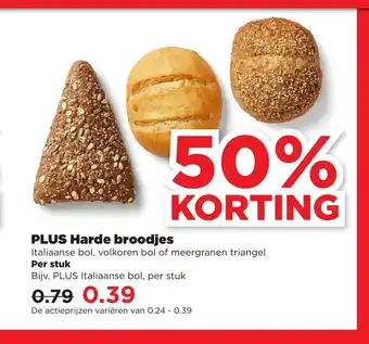 PLUS Harde broodjes aanbieding