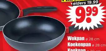 Dirk Brabantia wokpan 28 cm aanbieding