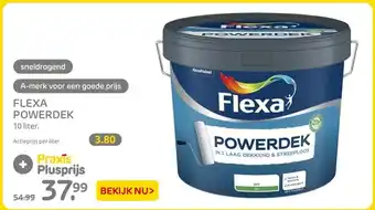 Praxis Flexa Powerdek 10 liter aanbieding