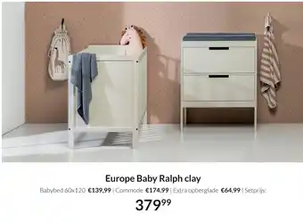 Babypark Europe baby ralph clay aanbieding