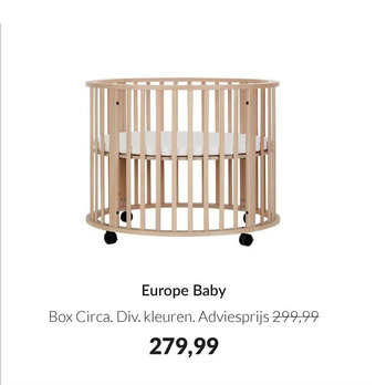 Babypark Europe baby box aanbieding