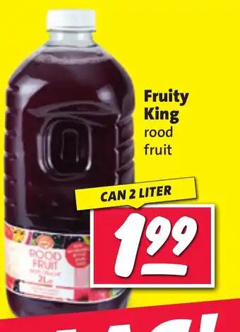 Nettorama Fruity King rood fruit 2 liter aanbieding