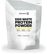 Bol.com Body & fit egg white protein powder - proteine poeder / eiwitshake - puur ei-eiwit - 1000 gram (35 shakes) aanbieding