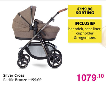 Baby & Tiener Silver Cross Pacific Bronze aanbieding