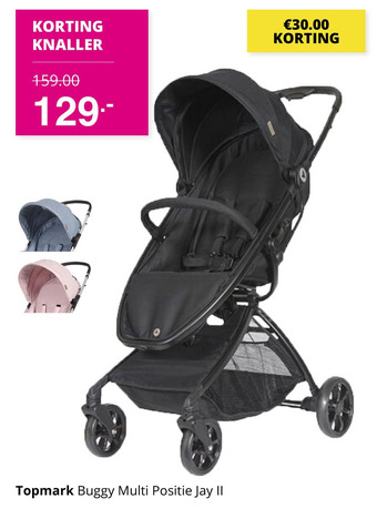 Baby & Tiener Topmark Buggy Multi Positie Jay II aanbieding