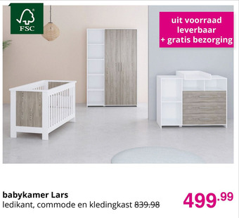 Baby & Tiener babykamer Lars aanbieding