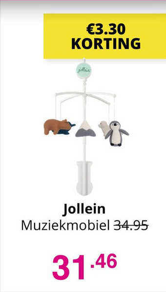 Baby & Tiener Jollein Muziekmobiel aanbieding