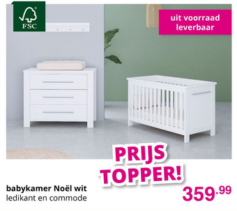 Baby & Tiener babykamer Noël wit aanbieding